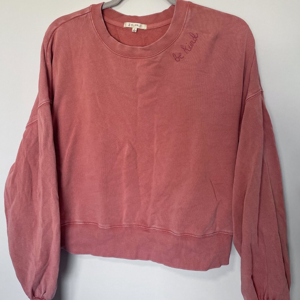 Long sleeve pull over shirt